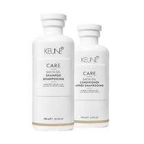 Kit Shampoo e Condicionador Keune Satin Oil Home Care