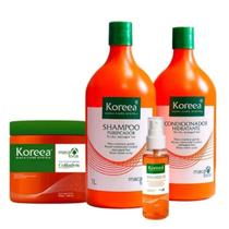 Kit Shampoo e Condicionador Koreea 1L + Máscara Koreea Original 500g + Óleo Essence 60ml