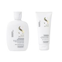 Kit Shampoo e Condicionador Leave-In Alfaparf Semi Di Lino Diamond Pequeno