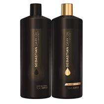 Kit shampoo e condicionador lightweight dark oil litro
