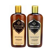 Kit Shampoo E Condicionador Linha Marrocan Argan Oil Macpaul