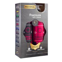 Kit Shampoo e Condicionador Linha Profissional 1 Litro Premisse