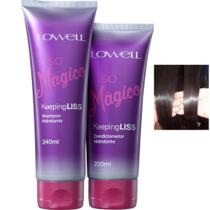 Kit Shampoo e Condicionador Liso magico Lowell