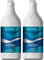 Kit Shampoo E Condicionador Litro Extrato De Mirtilo Lowell