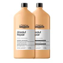 Kit Shampoo E Condicionador Loreal Absolut Repair 1,5 Litro Kit Shampoo E Condicionador Loreal Absolut Repair 1,5 Litro