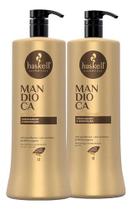 Kit Shampoo e Condicionador Mandioca 1 litro Haskell Crescimento Kit Shampoo e Condicionador Mandioca 1 litro Haskell Crescimento