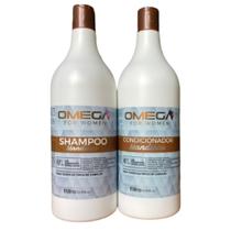Kit Shampoo E Condicionador Mandioca 1L OmegaHair