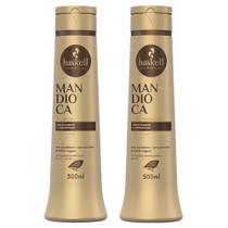 Kit Shampoo e Condicionador Mandioca 500 ml Crescimento Kit Shampoo e Condicionador Mandioca 500 ml Crescimento