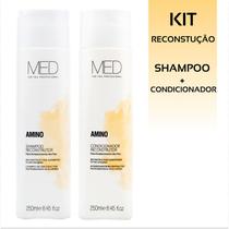 kit shampoo e condicionador med for you amino