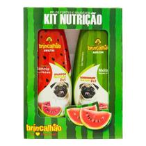 Kit Shampoo E Condicionador Melancia Pet Cães Gatos Nutrição - BRINCALHÃO