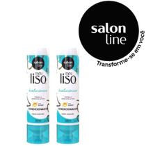 Kit Shampoo e Condicionador Meu Liso Extremo Salon Line Hialurônico