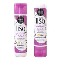 Kit Shampoo e Condicionador Meu Liso Proteção Total Salon Line