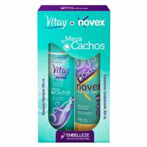 Kit Shampoo e Condicionador Meus Cachos Vitay e Novex 300ml - Embelleze Kit Shampoo e Condicionador Meus Cachos Vitay e Novex 300ml - Embelleze