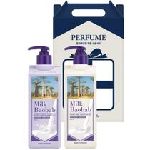 Kit Shampoo e Condicionador Milk Baobab 500ml Fragrância Talco Infantil Kit Shampoo e Condicionador Milk Baobab 500ml Fragrância Talco Infantil