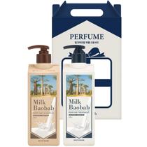 Kit Shampoo e Condicionador Milk Baobab 500ml Musk Branco Kit Shampoo e Condicionador Milk Baobab 500ml Musk Branco