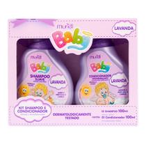 Kit Shampoo e Condicionador Muriel Baby Lavanda 100 ml
