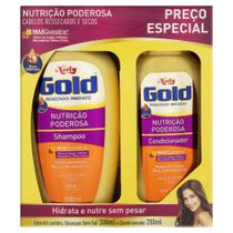 Kit Shampoo e Condicionador Niely Gold Nutrição Poderosa Shampoo 300mL + Condicionador 200mL - L'Oréal