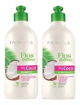 Kit Shampoo E Condicionador Nutritivo Oleo De Coco Facinatus