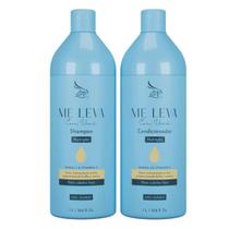 Kit Shampoo e Condicionador Óleo de Coco e Pantenol 1L Zap