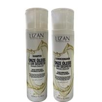 Kit Shampoo e Condicionador Onze Óleos e Um Segredo Lizan 300ml