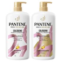 Kit Shampoo e Condicionador Pantene Pro-V Miracles Colágeno 1 Litro Kit Shampoo e Condicionador Pantene Pro-V Miracles Colágeno 1 Litro