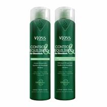 Kit Shampoo E Condicionador Para Cabelos Oleosos Vloss Cosméticos Kit Shampoo E Condicionador Para Cabelos Oleosos Vloss Cosméticos