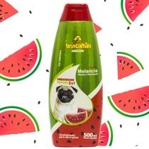 kit shampoo e condicionador para cachorros de melancia