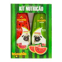 Kit Shampoo e Condicionador Para Cães Brincalhão Melancia 500ml