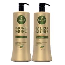 Kit Shampoo e Condicionador para Nutrição e Recuperação Haskell MuruMuru 1000ml