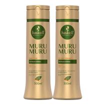 Kit Shampoo e Condicionador para Nutrição e Recuperação Haskell MuruMuru 300ml