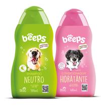 Kit Shampoo e Condicionador para Pets 500ml Beeps Kit Shampoo e Condicionador para Pets 500ml Beeps