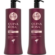 Kit Shampoo e Condicionador Quina Rosa 1 litro Haskell