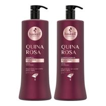 Kit Shampoo e Condicionador Quina Rosa Brilho Intenso e Maciez Haskell 1L Kit Shampoo e Condicionador Quina Rosa Brilho Intenso e Maciez Haskell 1L