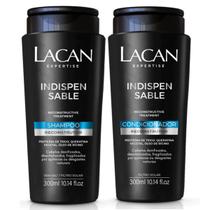 Kit Shampoo e Condicionador Reconstrutor Indispensable Lacan Kit Shampoo e Condicionador Reconstrutor Indispensable Lacan