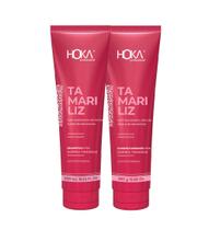 Kit shampoo e condicionador restauração pós química tamariliz hoka