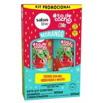 Kit Shampoo e Condicionador Salon Line todecacho Kids Morango