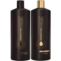 Kit Shampoo e Condicionador Sebastian Professional Dark Oil 1L Kit Shampoo e Condicionador Sebastian Professional Dark Oil 1L