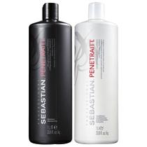 Kit Shampoo e Condicionador Sebastian Professional Penetraitt 1L Kit Shampoo e Condicionador Sebastian Professional Penetraitt 1L