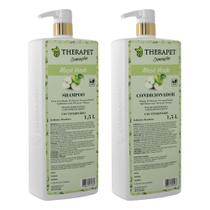 Kit Shampoo e Condicionador Sensações Maçã Verde 1.5L Therapet