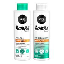 Kit Shampoo e Condicionador SOS Bomba Antiqueda Salon Line