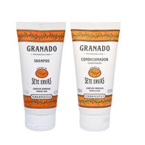 Kit Shampoo e Condicionador Terrapeutics Sete Ervas180ml cada - Granado