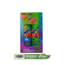 Kit Shampoo e Condicionador Tok Bothânico OnKids Mix de Ervas 400ML