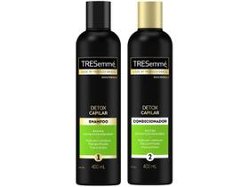 Kit Shampoo e Condicionador TRESemmé Detox Capilar - Cabelos Purificados e Nutridos 400ml Cada