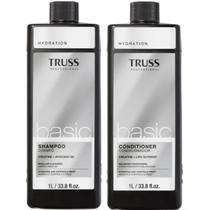 Kit Shampoo e Condicionador Truss Hydration Basic 1L Hidratação, Nutrição e Brilho aos Fios