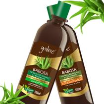 Kit Shampoo e Condicionador Vegano Babosa 500ml Yabae