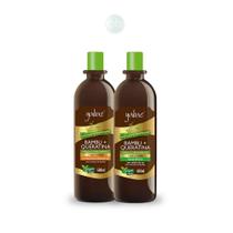 Kit Shampoo e Condicionador Vegano Bambu E Queratina 500ml - Yabae