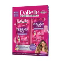 Kit Shampoo e Condicionador Vegano Resgata Fios Dabelle 450ml Kit Shampoo e Condicionador Vegano Resgata Fios Dabelle 450ml
