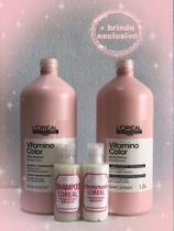 Kit Shampoo E Condicionador Vitamino Color 120ml - Brinde - Loreal