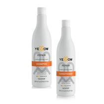 Kit Shampoo e Condicionador Yellow Repair 500ml - Reconstrução Capilar