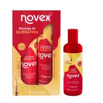Kit Shampoo E Condicionar 300ml Novex + Queratina Liquida Reconstrutora - Embelleze